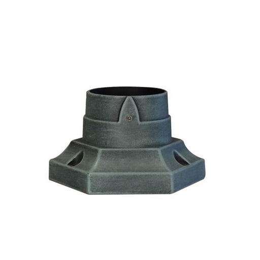 Aluminum Stub Post Base - Verde Green