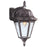 Floral Large Post Mount Light&#44; Swedish Silver