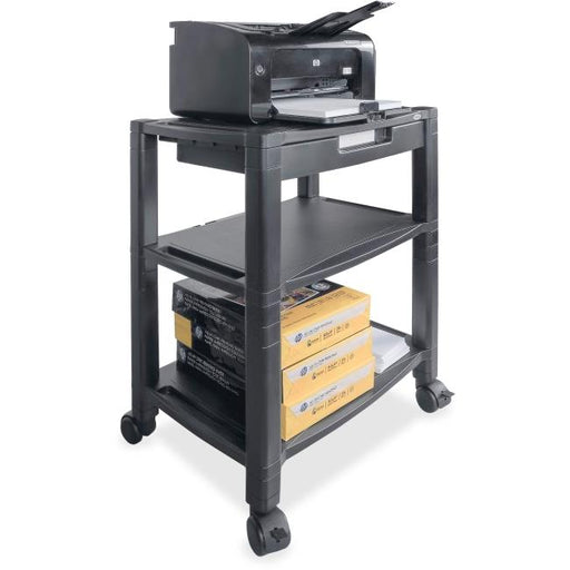3-Shelf Printer Stand - Black