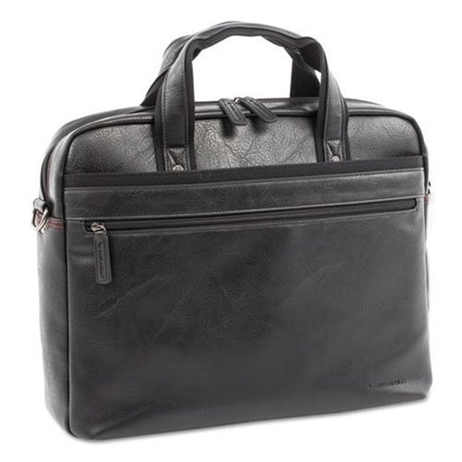 Swiss Mobility EXB532SMBK Valais Executive Briefcase Holds Laptops - Black