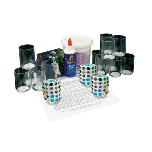 Diamond Tech International 409858 Sax Mosaic Votive Candle Kit
