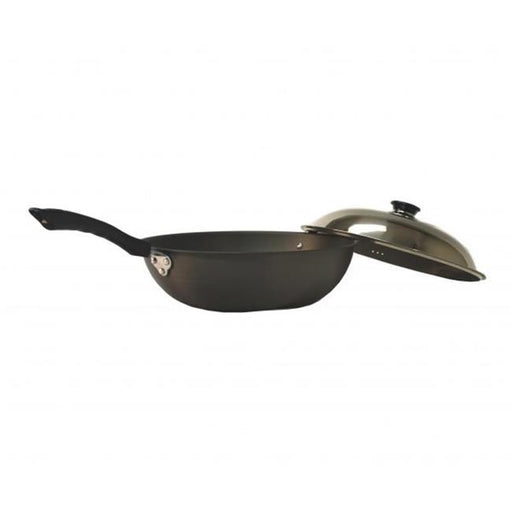 Sunpentown SK-7342 13.4 in. Hard Anodized Cookware&#44; Black