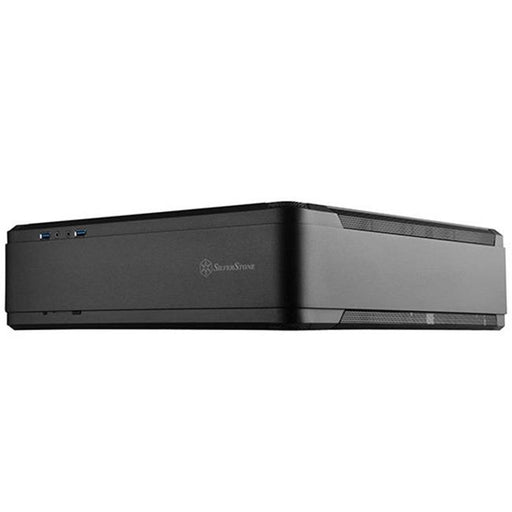 SilverStone Technologies FTZ01B-E Aluminum Unibody ITX Small Form Factor Computer Case&#44; Black