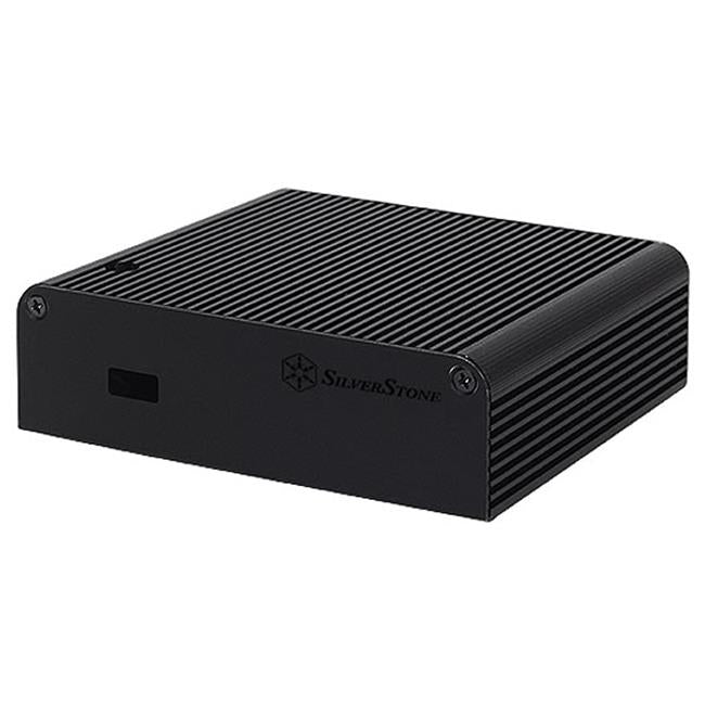 NUC Case with Top Cover Heat-Pipe&#44; 1x HDMI Port & 2x Display Ports - Black