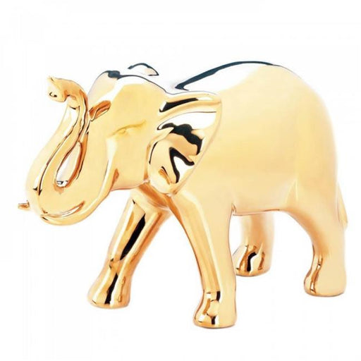 Accent Plus 10018252 Golden Elephant Figure&#44; Large