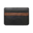 Woodcessories eco242 Walnut Black Leather MacBook Sleeve for 11 Air&#44; 13 Air&#44; 13 Pro&#44; 13 Pro Ret & 13 Pro Touchbar