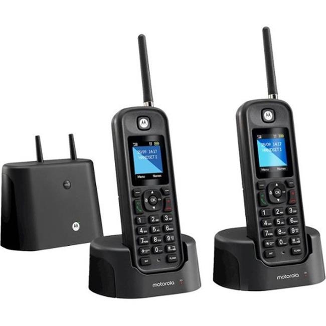Motorola by Telefield MOTO-O212 2HS Long Range Rugged Cordless Phone