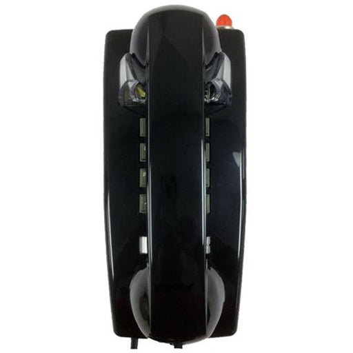Teledynamics ITT-2554-VOE-27MD-BK Wall Phone with msg Light - Black