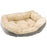 Ethical Products PHI-603183 26 in. Sleep Zone Gray Plush Bed Carved