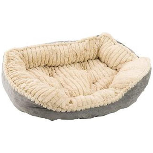 Ethical Products PHI-603183 26 in. Sleep Zone Gray Plush Bed Carved