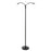 Lavish Home 72-4001B 3 Head Floor Lamp with Adjustable Arms&#44; Black