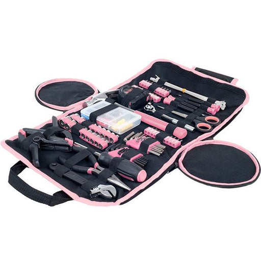 Stalwart 75-HT2086 Household Hand Tools Set&#44; Pink - 86 Piece