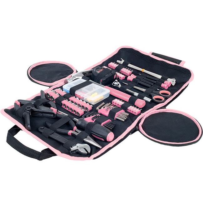 Stalwart 75-HT2086 Household Hand Tools Set&#44; Pink - 86 Piece