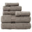 Bedford Home 67A-01806 100 Percent Cotton Hotel 6 Piece Towel Set