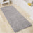 Bedford Home 67A-99087 Memory Foam Shag Bath Mat&#44; 2 ft. by 5 ft. - Grey