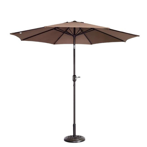 Villacera 83-OUT5441 9 ft. Outdoor Patio Umbrella with 8 Ribs - Brown