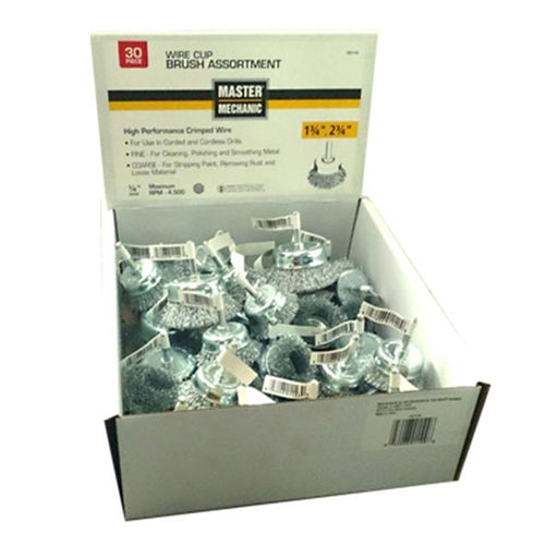 Disston 180144 Master Mechanic Wire Cup Brush Assortment