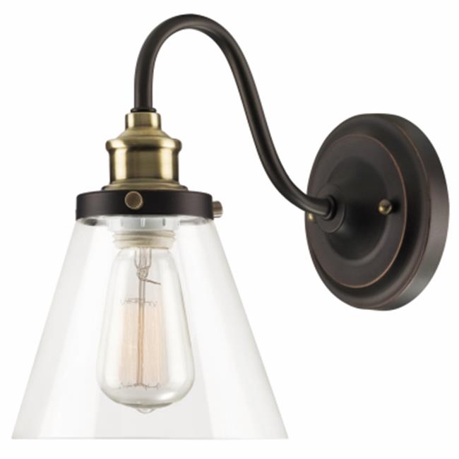 1 Light Oil Rubbed Bronze Wall Sconce