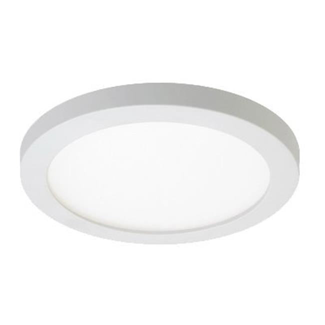 4 in. White Round LED Surface Mount Retrofit Trim Kit