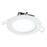 4 in. White Round LED Direct Mount Retrofit Trim Kit