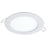 6 in. White Round LED Direct Mount Retrofit Trim Kit