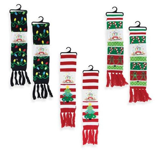 DM Merchandising 244144 Christmas Light Up Scarf - Red&#44; Blue & Size 1
