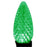 Holiday Bright Lights 239061 Green Faceted C9 SMD LED Bulbs&#44; Pack of 25