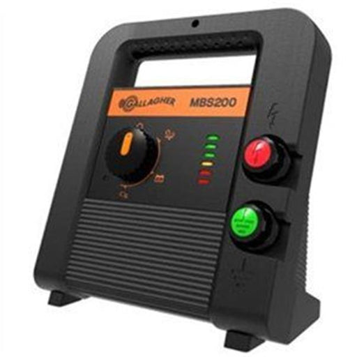 Gallagher North America 261149 110V MBS200 90Acre Battery Solar Powered Fence Charger