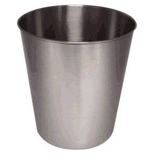 NuSteel TG8BH 9 qt Waste Basket Brushed Finish