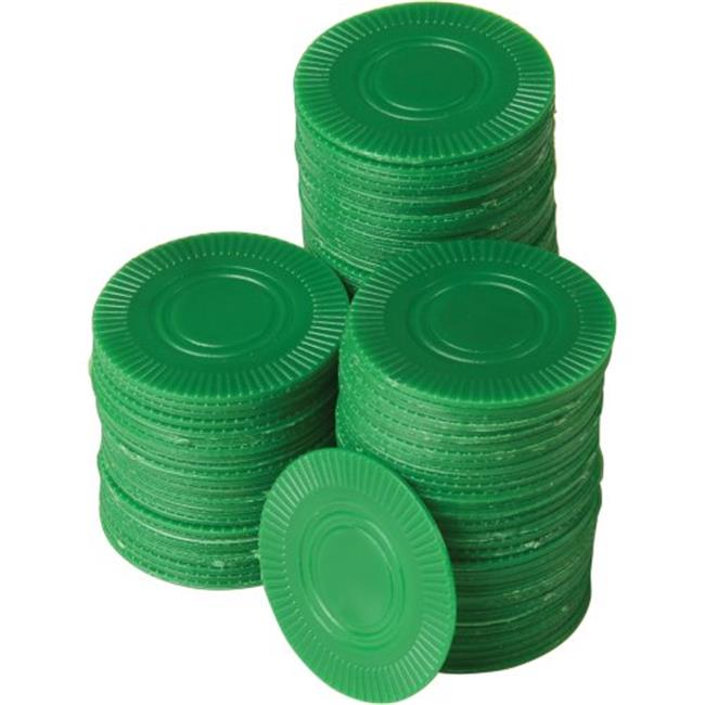 US Toy GA30-10 Green Poker Chips - Pack of 100