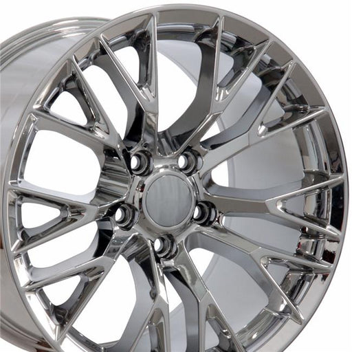 18 x 8.5 in. Wheel Replica&#44; Chrome for Chevrolet Corvette C7 Z06