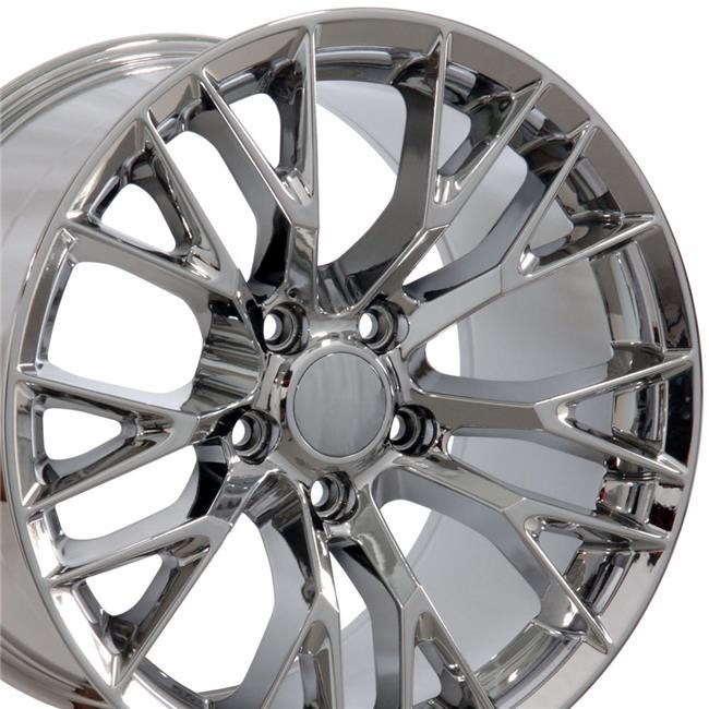 18 x 8.5 in. Wheel Replica&#44; Chrome for Chevrolet Corvette C7 Z06