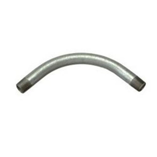 Topaz Electric 68 Rigid Elbow 90 deg 3 in. - Galvanized Steel