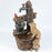 Luxen Home Resin Puppies and Water Pump Outdoor Patio Fountain with LED Light
