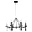 WestinghouseLighting 6323700 6 Light Meadowbrook Indoor Chandelier&#44; Black