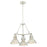 WestinghouseLighting 6333900 3 Light Boswell Indoor Chandelier - Brushed Nickel