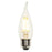 4.5W Dimmable Filament LED Light Bulb&#44; Medium Base - 2 Pack