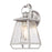 Westinghouse Lighting 6357500 1 Light Wall Fixture with Clear Waffle Glass&#44; Nickel Luster