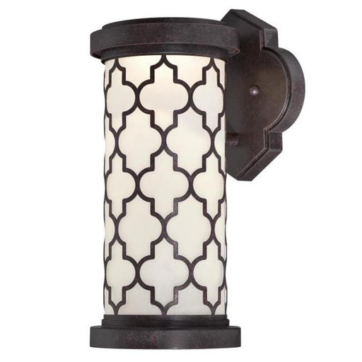 Westinghouse Lighting 6358300 1 Light LED Wall Fixture with Frosted Glass&#44; Aged Brown