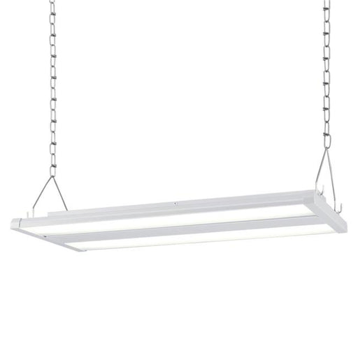 Westinghouse 6563400 2 ft. 110 watt LED Linear High Bay Fixture with Clear Textured Acrylic Diffuser - White