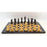 WW Chess 42BNC-EBC Boxwood Classic Chessmen with Ebony & Maple Chessboard&#44; Black & Natural