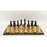 WW Chess 40BNC-BC 2 in. sq. Black & Natural New Classic Double Weighted Beveled Base Black Maple Frame Board