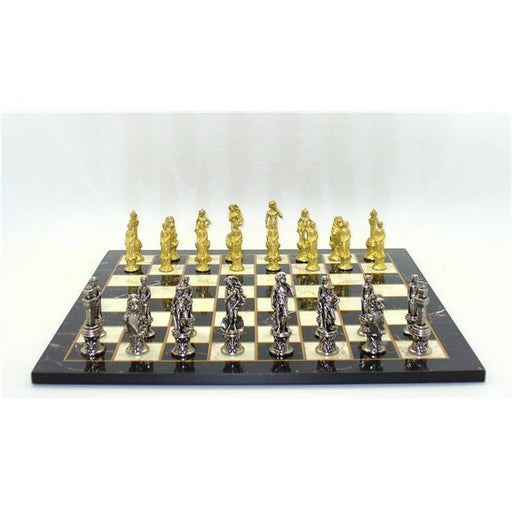 Yenigun 99M-717 Florence Men Black Decoupage Chess Board&#44; Black