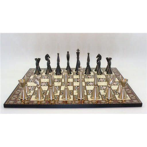 Worldwise Chess 40BAD-817 1.5 x 1.75 in. Brass Art Deco on Decoupage Board&#44; Mosaic