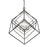 Z Lite 457-6CH-MB 38 x 35.5 x 35.5 in. 6 Light Chandelier&#44; Chrome & Matte Black
