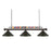 Z Lite 170BRZ-MGB Shark Billiard 3 Light with Golden Bronze Steel Shade&#44; Bronze - 15 x 14 x 60 in.