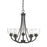 Z Lite 460-5-BRZ Ashton 5 Light Chandelier with Clear Glass&#44; Bronze - 22.75 x 25 x 25 in.