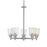 Z Lite 464-5BN 26.5 x 25 in. Bohin 5 Light Chandelier&#44; Brushed Nickel