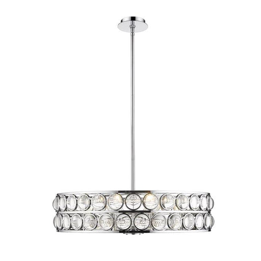 Z-Lite 4004-30CH Eternity Contemporary 8 Light Chandelier - Chrome&#44; Clear