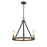 Z-Lite 472-3RM Kirkland Restoration 3 Light Chandelier - Rustic Mahogany